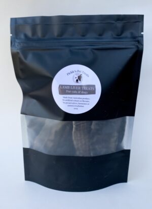 Lamb liver Australian pet treats for cats and dogs