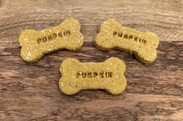 Pumpkin and flax bones Australian made natural treats for dogs